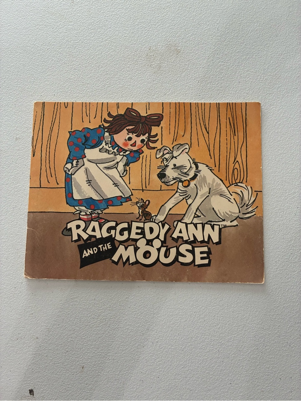 Vintage Raggedy Ann and the Mouse Paperback Book
